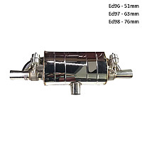 Двойно изпускателно гърне с клапани, заглушител и дистанционно - Ed96-Ed98 - Sellzone.bg Двойно изпускателно гърне с клапани, заглушител и дистанционно - Ed96-Ed98